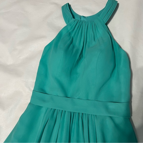 Azazie Aqua Bridesmaid Dress Size C - Custome - Picture 5 of 14